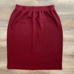 Vintage Knit Skirt (Made in Canada)